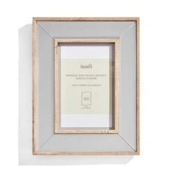 Mirror And Wood Effect Photo Frame -Dunelm 30868972 alt03