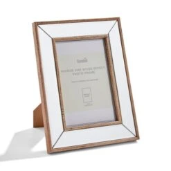 Mirror And Wood Effect Photo Frame -Dunelm 30868973 alt02