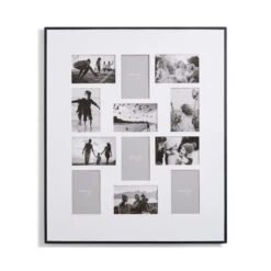 Skinny Metal Multi Photo Frame 16 Skinny Metal Multi Photo Frame -Dunelm 30868979 alt02
