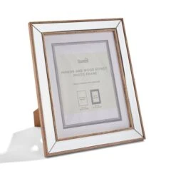 Mirror And Wood Effect Photo Frame -Dunelm 30869010 alt02