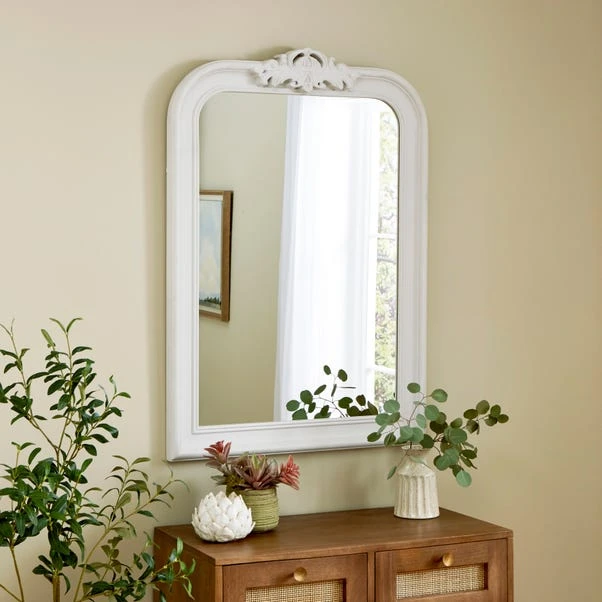 Swept Curved Overmantel Wall Mirror 3 Swept Curved Overmantel Wall Mirror