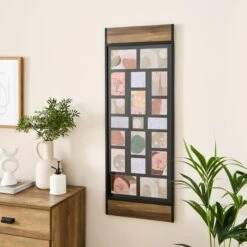 Fulton Large Black Panel Multi Photo Frame