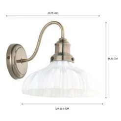 Ashwell Traditional Bathroom Wall Light -Dunelm 30869698 alt08