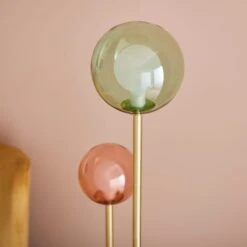 Eliza 2 Light Glass Floor Lamp -Dunelm 30869734 alt03