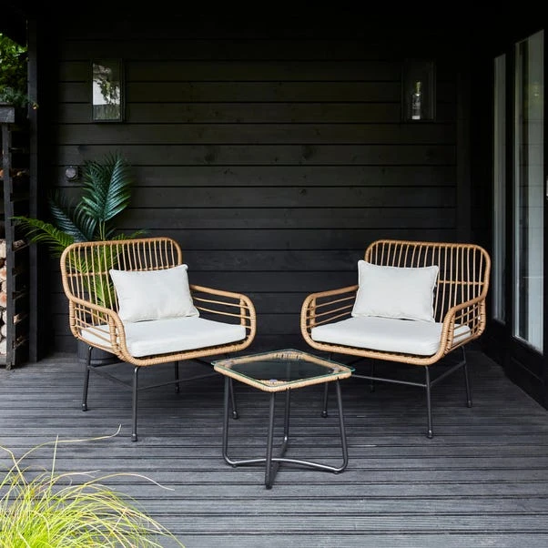 Rattan Rope Bistro Set 4 Rattan Rope Bistro Set - Image 2