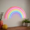 Rainbow Neon Sign -Dunelm 30870745