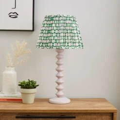 Joyce Conical Green Lamp Shade 10 Joyce Conical Green Lamp Shade -Dunelm 30870760 alt02