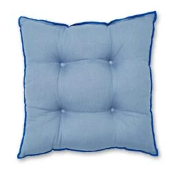 Contrast Stitch Seat Pad 13 Contrast Stitch Seat Pad -Dunelm 30872301 alt04