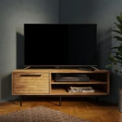 Bryant Wooden Corner TV Stand For TVs Up To 50" 23 Bryant Wooden Corner TV Stand For TVs Up To 50" -Dunelm 30874431