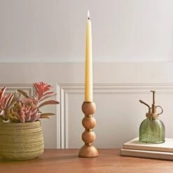Wooden Candlestick Holder -Dunelm 30874914 alt01