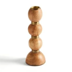 Wooden Candlestick Holder -Dunelm 30874914 alt04