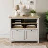 Olney Compact Storage Cabinet, Stone -Dunelm 30876345