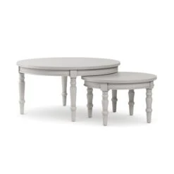 Ariella Coffee Nest Of Tables, Warm Stone -Dunelm 30876514 alt05