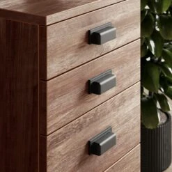 Fulton 4 Drawers Storage Unit, Pine -Dunelm 30878037 alt02