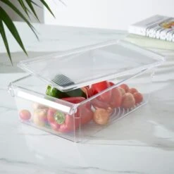 Food Storage Organizer With Lid -Dunelm 30882553 alt01