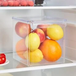 Food Storage Organizer With Lid -Dunelm 30882557