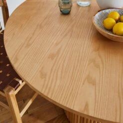Amari Round Dining Table -Dunelm 30888612 alt02