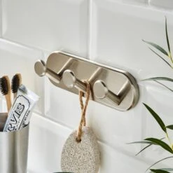 Lincoln Set Of 3 Hooks -Dunelm 30890766