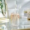 Ombre Apricot Glass Toothbrush Holder 2 Ombre Apricot Glass Toothbrush Holder -Dunelm 30890980
