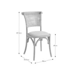 Florine Dining Chair, Natural -Dunelm 30891460 alt09