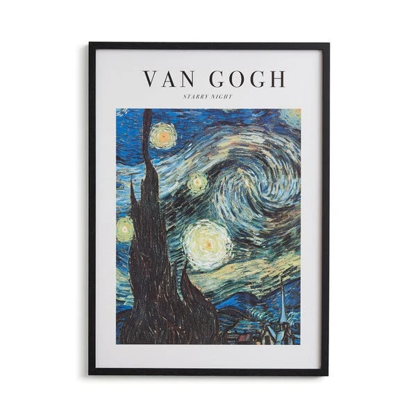 Starry Night By Van Gogh Framed Print 5 Starry Night By Van Gogh Framed Print - Image 3