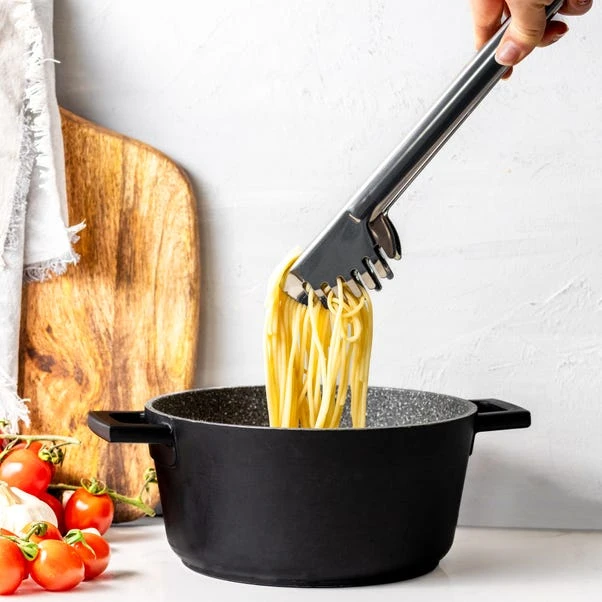 World Foods Stainless Steel Pasta Tongs 4 World Foods Stainless Steel Pasta Tongs - Image 2