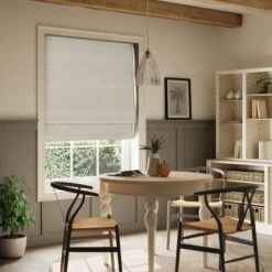 Belton Linen Natural Roman Blind -Dunelm 30893967