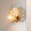 Indi Leaf Bathroom Wall Light -Dunelm 30894886