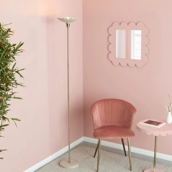 Maya Scallop Touch Dimmable Floor Lamp 3 Maya Scallop Touch Dimmable Floor Lamp