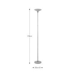 Maya Scallop Touch Dimmable Floor Lamp 16 Maya Scallop Touch Dimmable Floor Lamp -Dunelm 30894898 alt08
