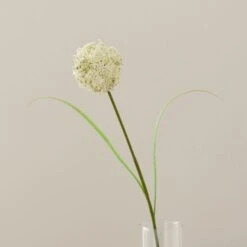 Artificial White Allium Stem -Dunelm 30897536 alt02