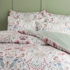 Majestic Birds Duvet Cover & Pillowcase Set -Dunelm 30897948 alt03