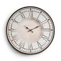 Bates Mirrored Face Wall Clock -Dunelm 30898086 alt02