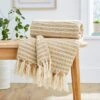 Emerson Textured Throw 130x180cm -Dunelm 30898323