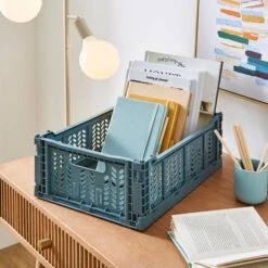 Medium Foldable Crate -Dunelm 30898622