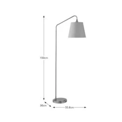 Enid Metal Floor Lamp -Dunelm 30898631 alt08