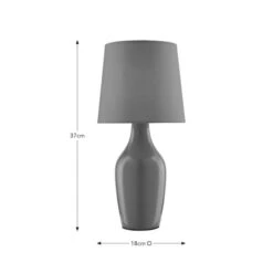 Ava Stoneware Table Lamp -Dunelm 30898746 alt08