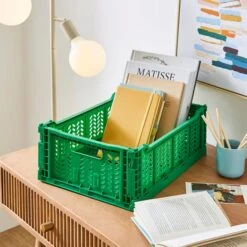 Medium Foldable Crate -Dunelm 30898753