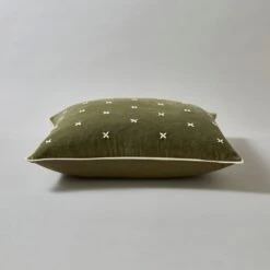 Cross Stitch Cotton Velvet Square Cushion 23 Cross Stitch Cotton Velvet Square Cushion -Dunelm 30899436 alt03