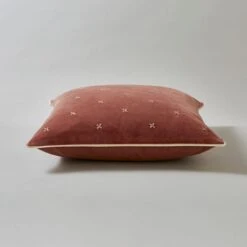 Cross Stitch Cotton Velvet Square Cushion 17 Cross Stitch Cotton Velvet Square Cushion -Dunelm 30899476 alt03