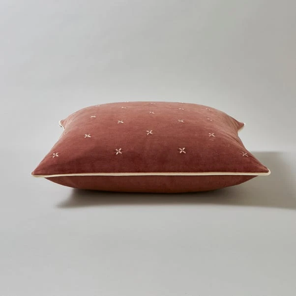 Cross Stitch Cotton Velvet Square Cushion 6 Cross Stitch Cotton Velvet Square Cushion - Image 4