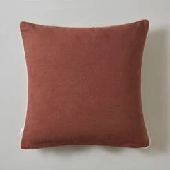 Cross Stitch Cotton Velvet Square Cushion 18 Cross Stitch Cotton Velvet Square Cushion -Dunelm 30899476 alt04