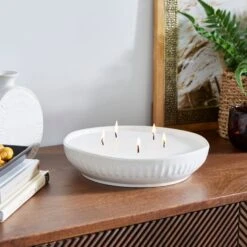 Zen Fig & Cedarwood Round Multi Wick Candle