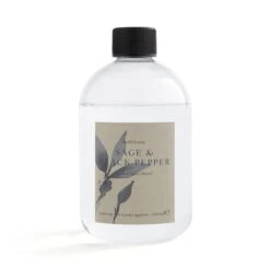 Zen Black Pepper & Sage Diffuser Refill 7 Zen Black Pepper & Sage Diffuser Refill -Dunelm 30899600 alt02