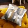 Alvin Geometric Jacquard Cushion 2 Alvin Geometric Jacquard Cushion -Dunelm 30902092