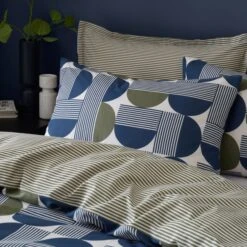 Bromley Modern Geo Navy Duvet Cover And Pillowcase Set 35 Bromley Modern Geo Navy Duvet Cover And Pillowcase Set -Dunelm 30902433 alt01