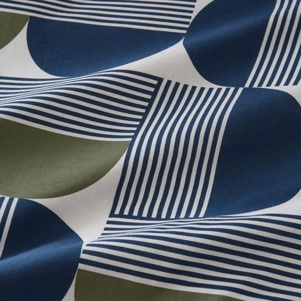 Bromley Modern Geo Navy Duvet Cover And Pillowcase Set 13 Bromley Modern Geo Navy Duvet Cover And Pillowcase Set - Image 11