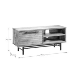 Bryant Small TV Unit For TVs Up To 40" -Dunelm 30903635 alt09