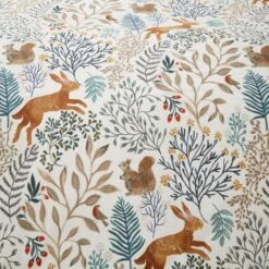 Woodland Tale Brushed Cotton Duvet Cover And Pillowcase Set -Dunelm 30907875 alt04