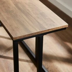 Charlie 4 Seater Rectangular Dining Table With 2 Benches -Dunelm 30908073 alt02